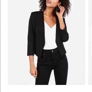 Express- Black Cutaway Blazer